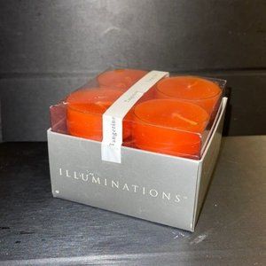 Illuminations TANGERINE Tea Lights NEW IN BOX